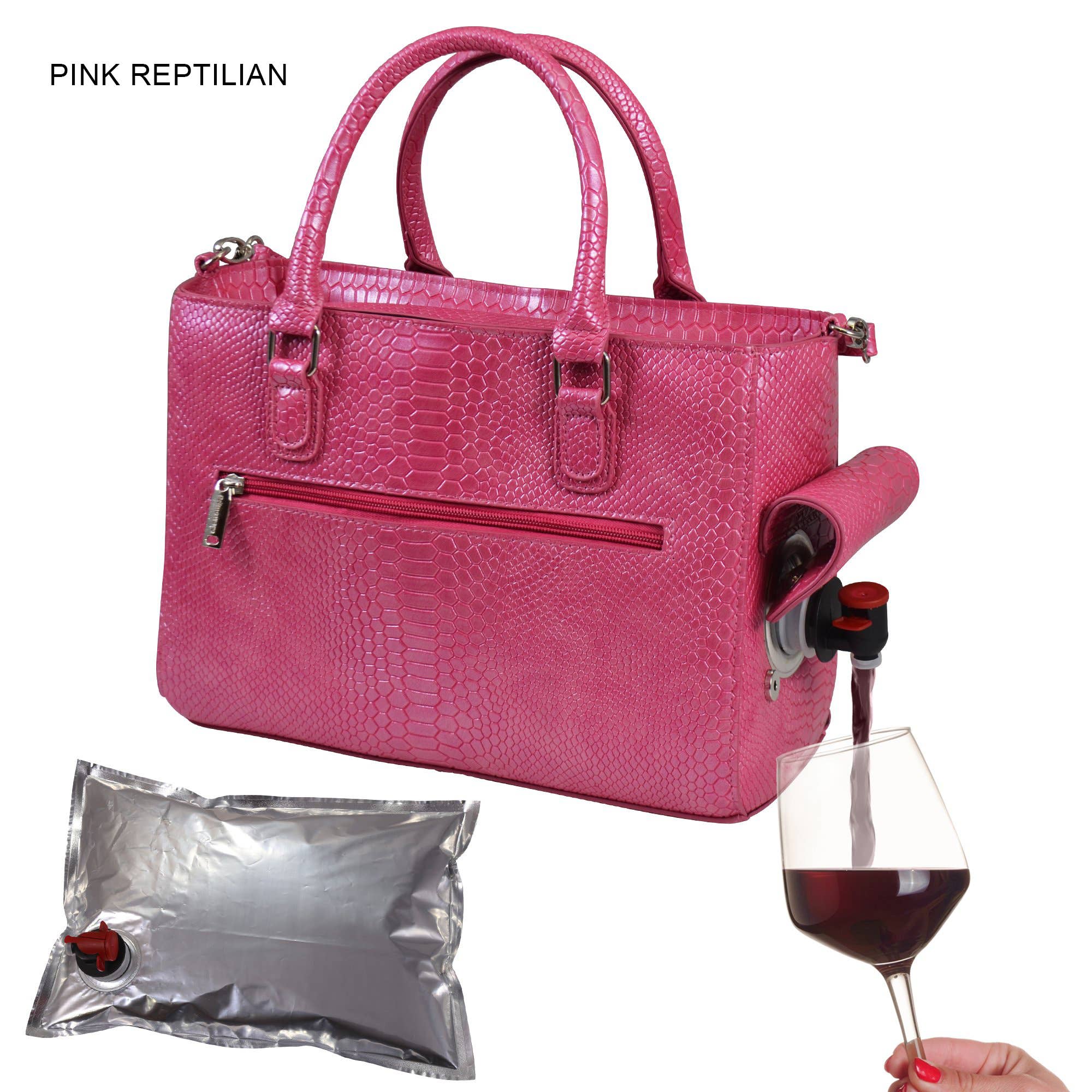 Primeware Inc. - Wholesale Wine Tote - Drink Purse | Insulated Wine Dispenser Classic Design9