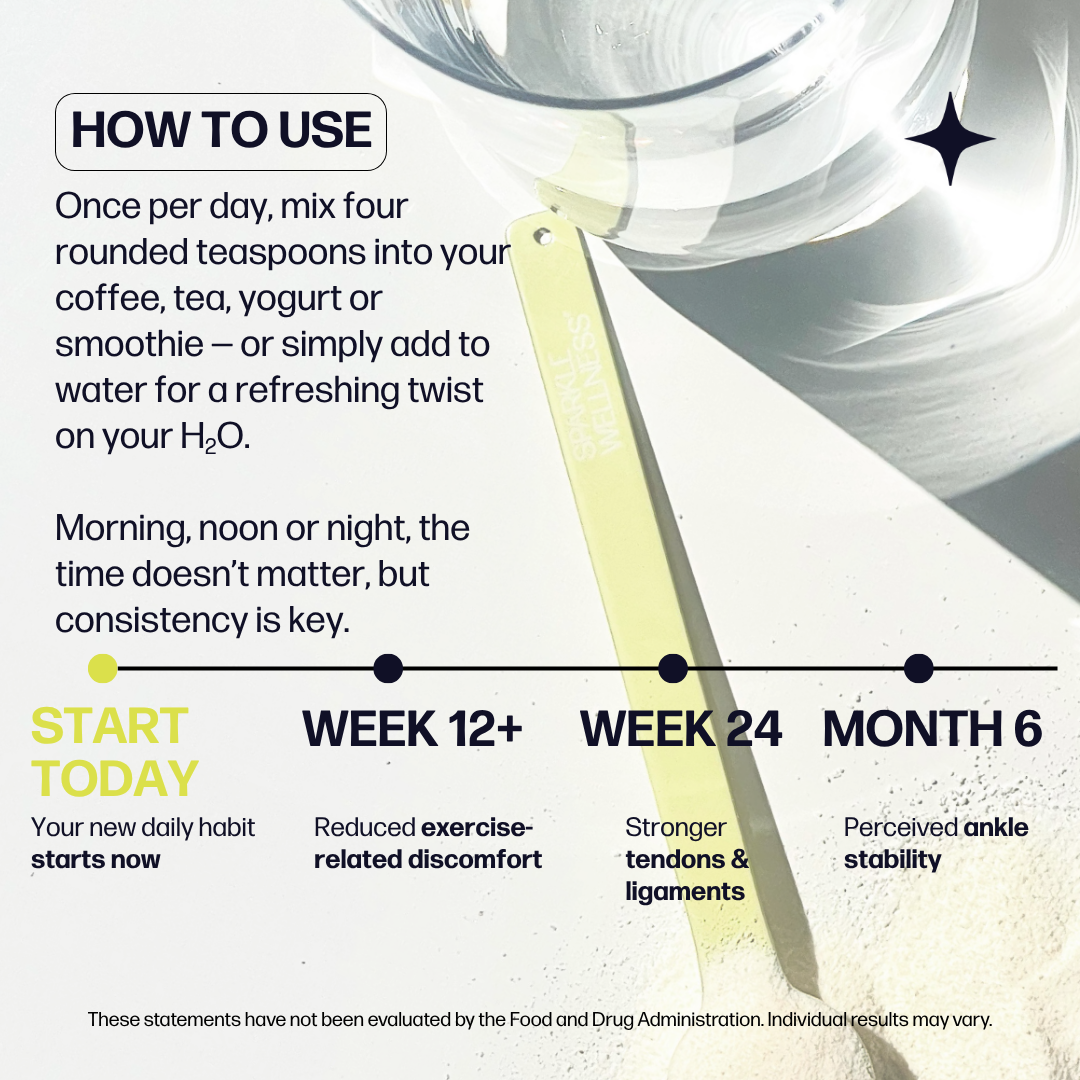 Sparkle Wellness - Wholesale Oral Supplement/Vitamin - Joint Boost Collagen Powder (Acai Lemonade) [30-serves]5