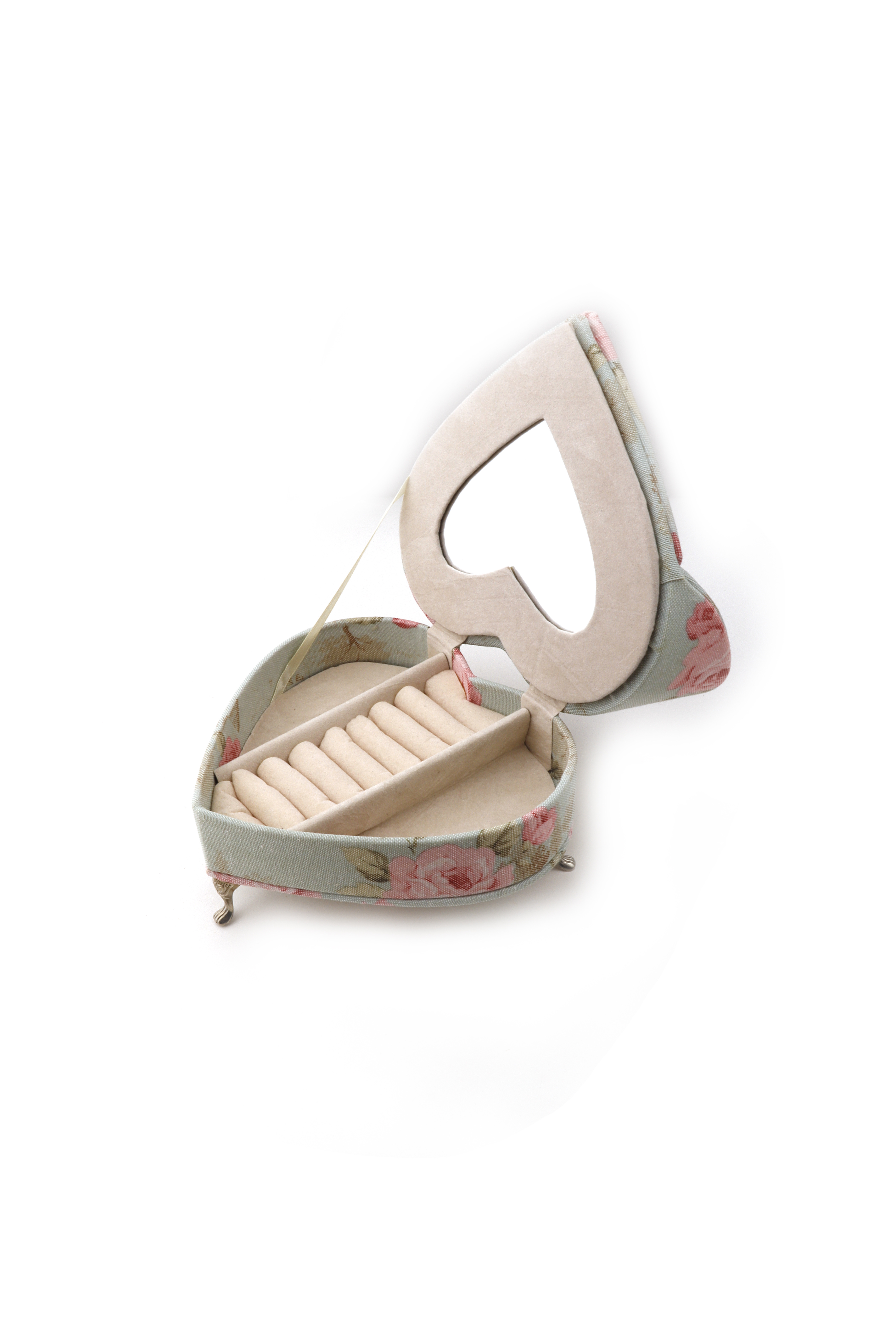 Domoflor s.l - Wholesale Jewelry Box/Organizer - Heart-Shaped Floral Sofa Jewelry Box3