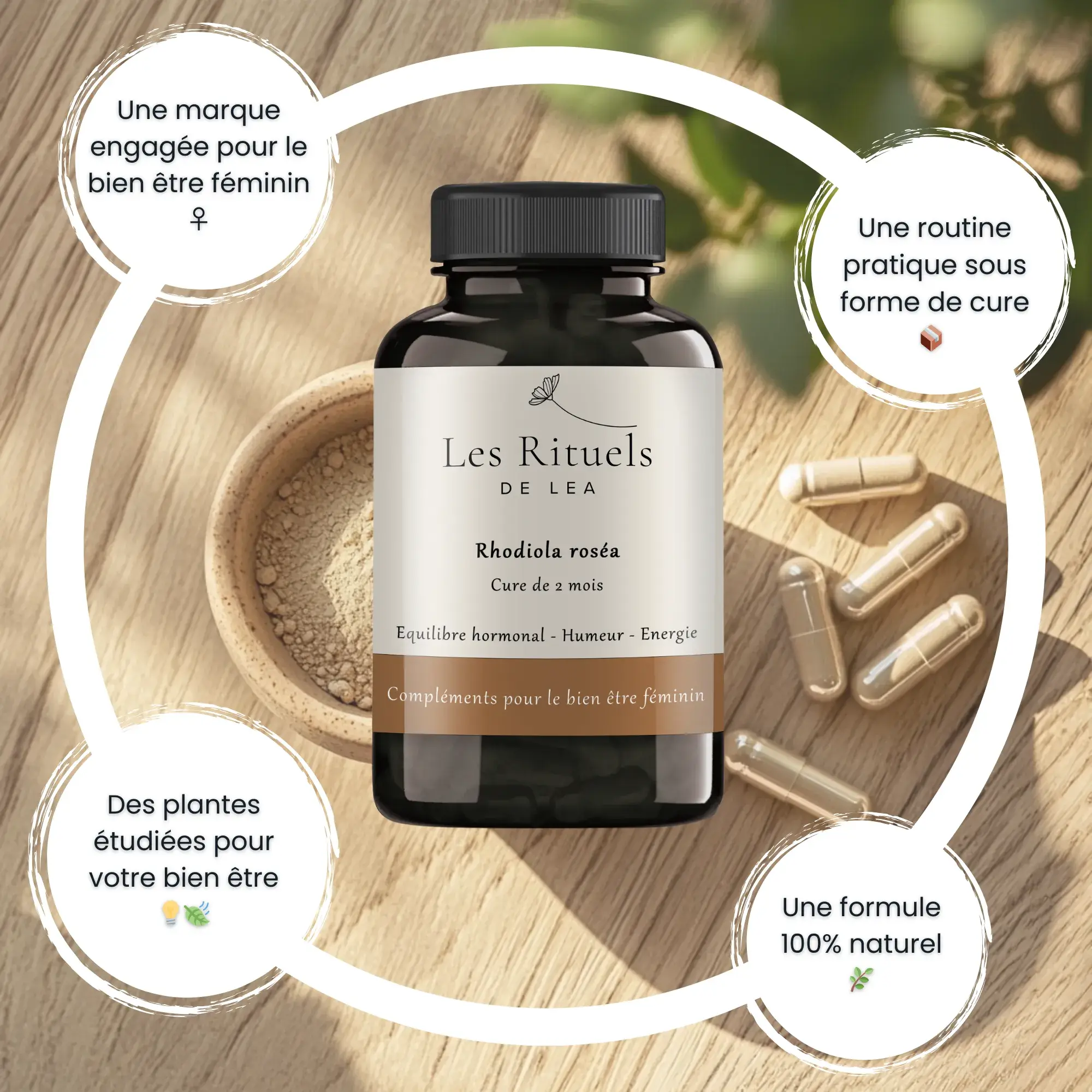 Les Rituels de Léa - Vente Supplément oral/vitamine - Rhodiola Roséa2