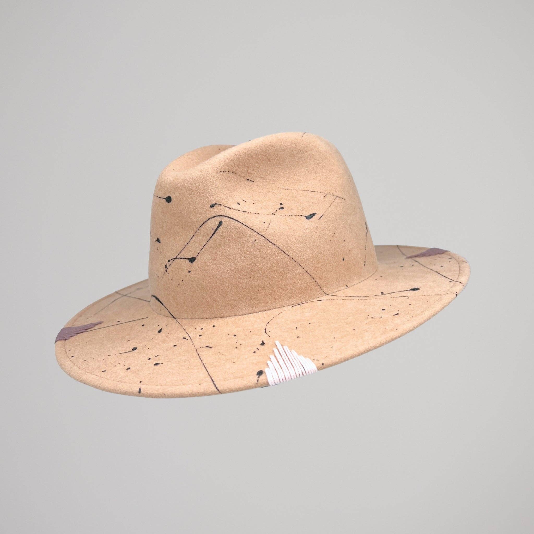 Stefano Ferrami Studio - Vente Chapeau en feutre - femme - Powder - Sketches0