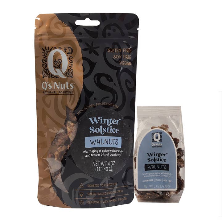 Q's Nuts, LLC - Wholesale Nuts - 4 oz Winter Solstice Walnuts2