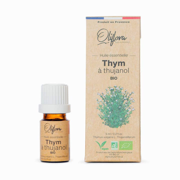Organic thyme essential oil with thujanol - 5 ml for wholesale by Oliflora