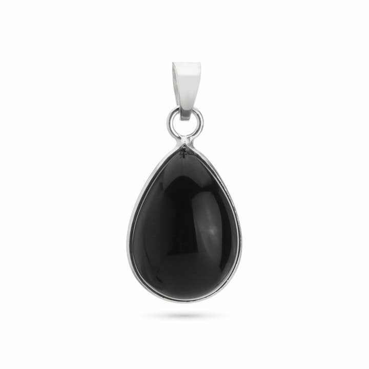 UniArt - Wholesale Individual Charm/Pendant - Sterling Silver 925 Stones - Basic Teardrop Pendant3
