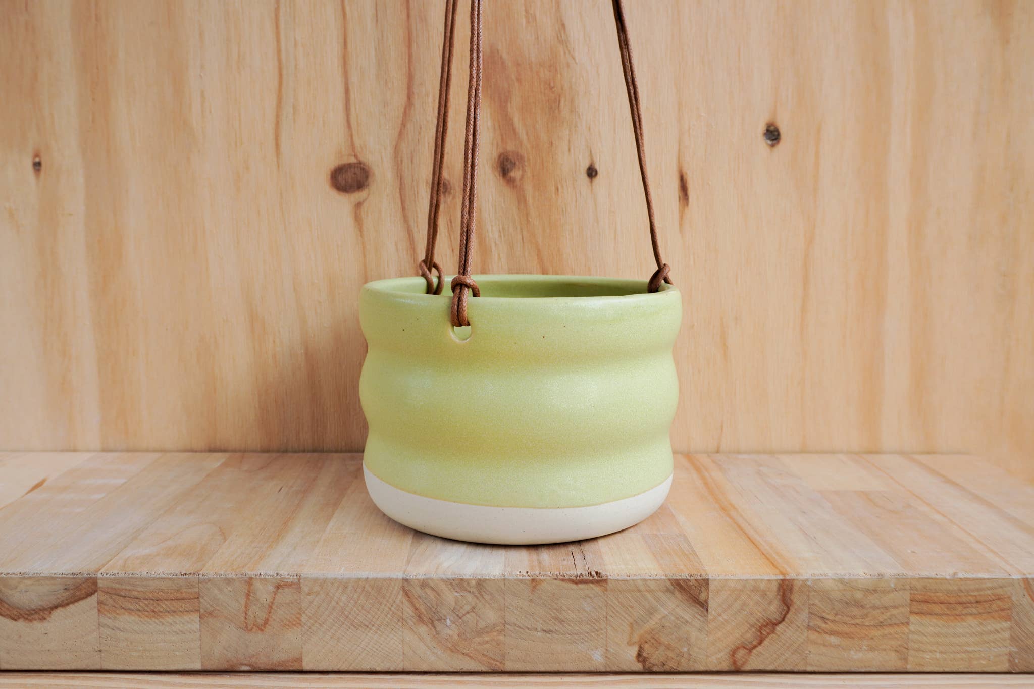 Shelby Page Ceramics - Wholesale Hanging Planter - Wavy Hanging Planter - All Glazes1