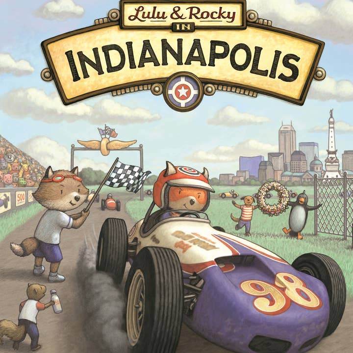 Lulu & Rocky in Indianapolis Picture Book for wholesale by Sleeping Bear Press