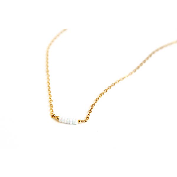 Rainbow Opal Choker for wholesale by Rebekah Gough Jewelry