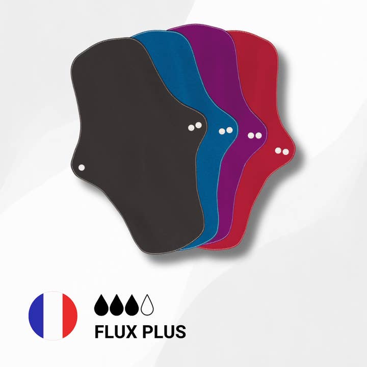 Plim Underwear - Vendita all'ingrosso Assorbente/salvaslip - Set di 2 assorbenti mestruali lavabili Plus
