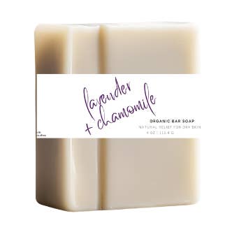 Lavender Chamomile Vegan Bar Soap for wholesale by K&KCO. LLC