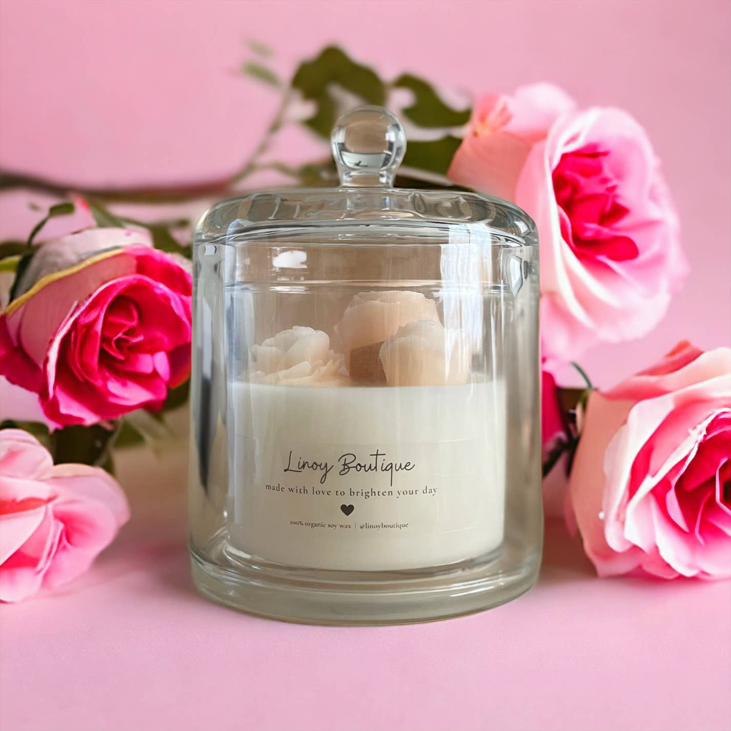 Linoy Boutique - Vendita all'ingrosso Candela in vasetto - Candela in Barattolo con Campana6