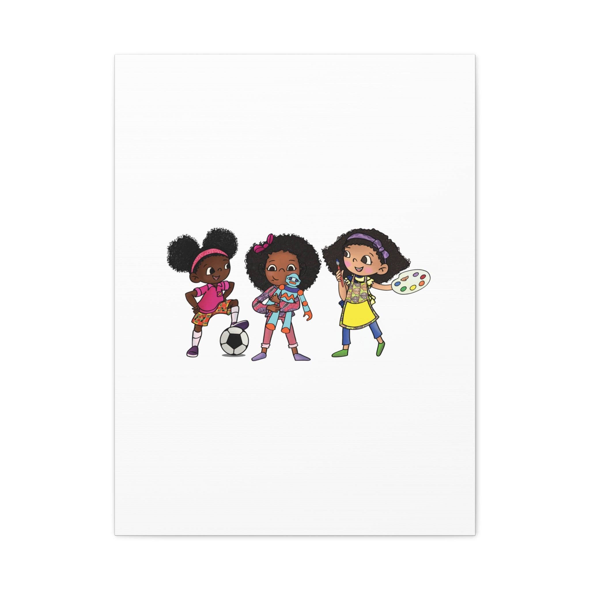 Ikuzi Dolls - Wholesale Art Print - Kids & Baby - Kids' Canvas Wall Art - Playful Characters for Creative Spaces42