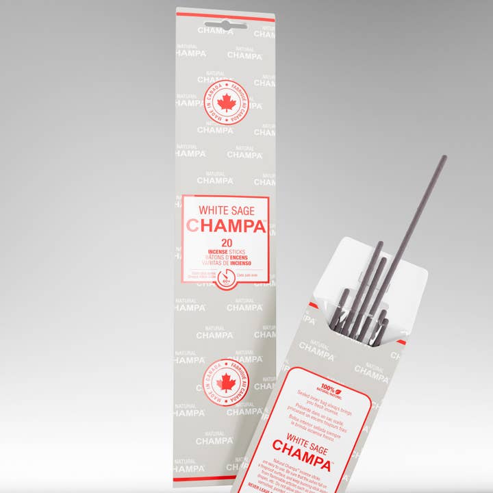 White Sage Champa Incense Sticks for wholesale by NATURAL SCENTS