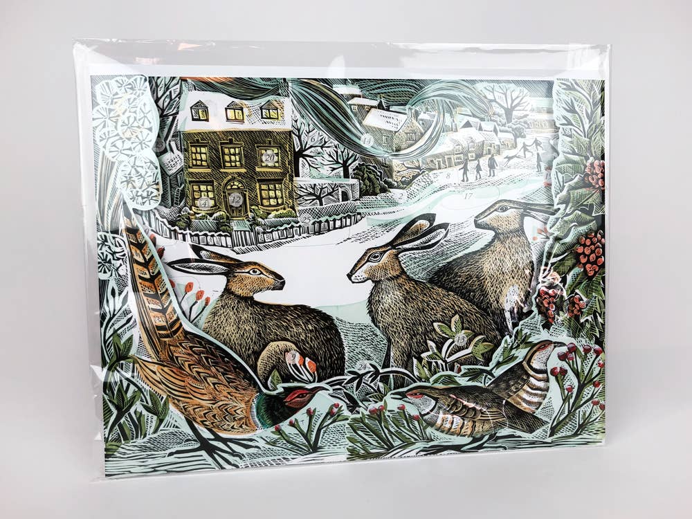 Art Angels - Wholesale Advent Calendar - We Three Hares Advent Calendar - Angela Harding2