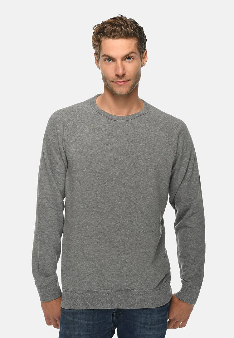 Lane Seven Apparel - Wholesale Sweatshirt - Unisex - French Terry Raglan Crewneck - For Men and Women17