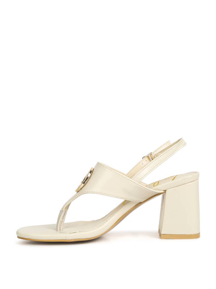 Rag Company - Wholesale High heels – Women’s - Monde Block Heel Thong Sandals10