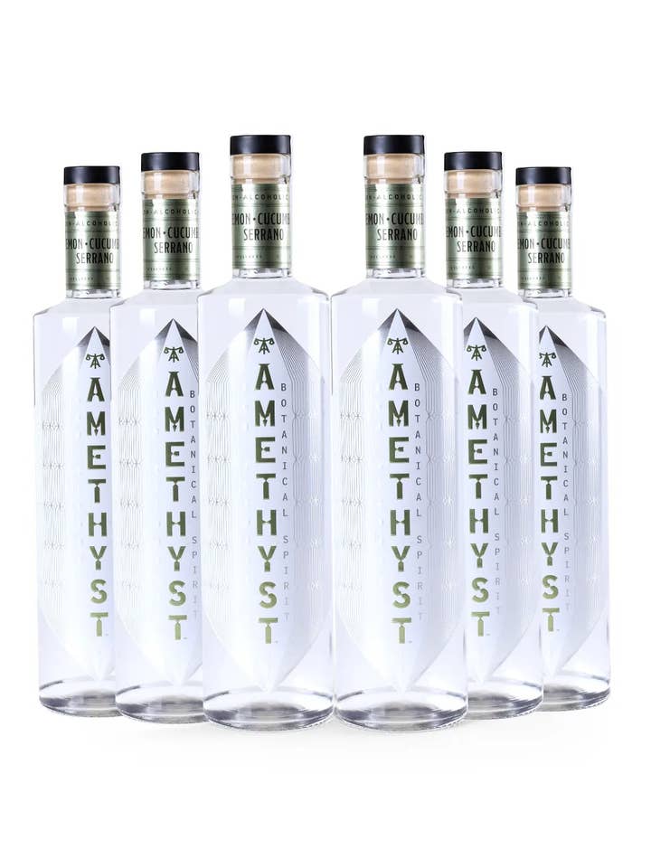 Amethyst Lemon Cucumber Serrano - 6 Pack for wholesale by Amethyst Spirits