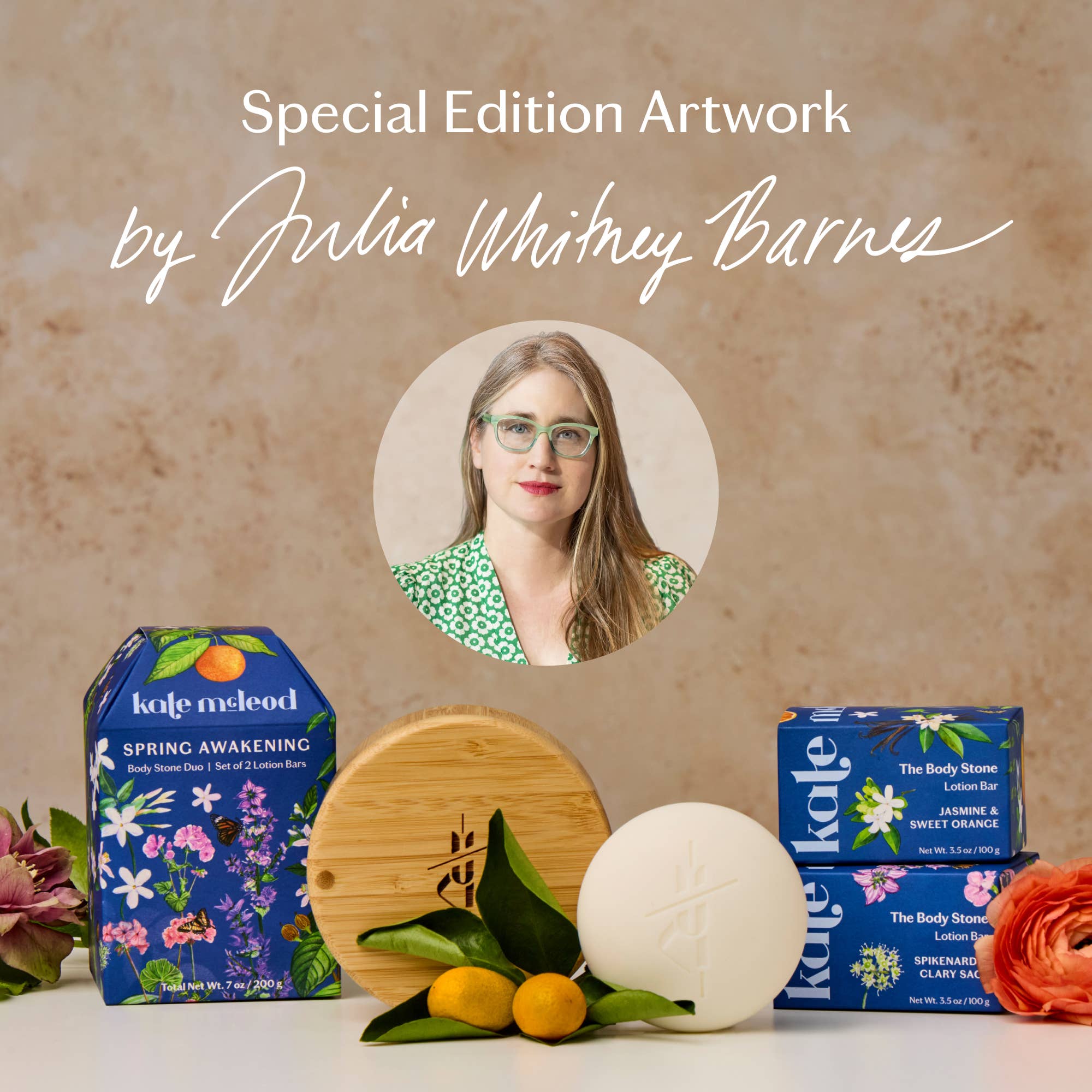 Kate McLeod - Wholesale Solid Lotion - Spring Awakening Body Stone Duo11