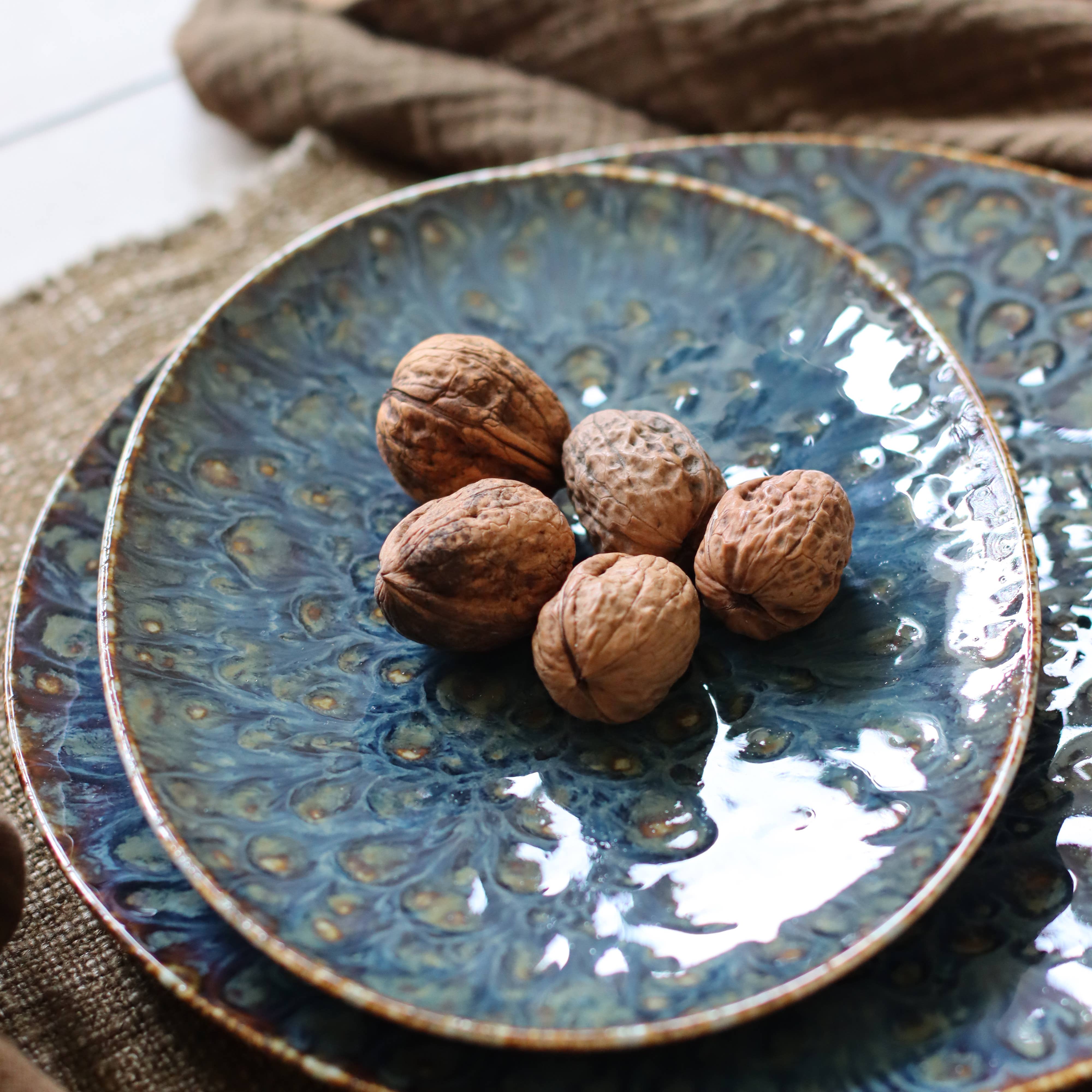 Ogo living – wholesale Dinner plate – Venus oval dish 24x17cm in porcelain2