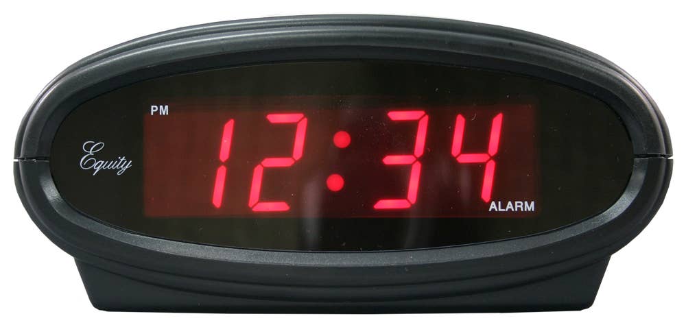 La Crosse Technology, Ltd. - Wholesale Alarm Clock - Alarm Clock - Equity 0.6" in Red LED Alarm Clock