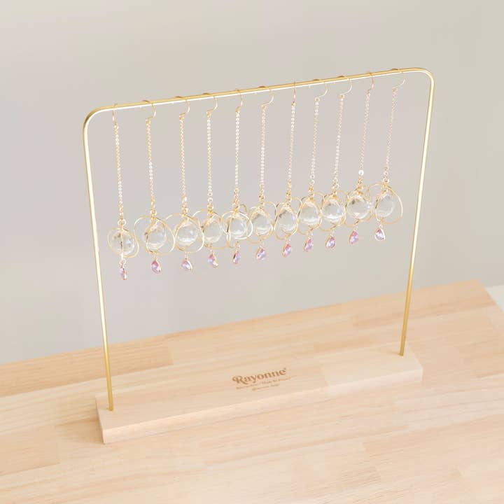 Holz- und Messingständer für Suncatchers Rayonne® für den Großhandel von Rayonne®