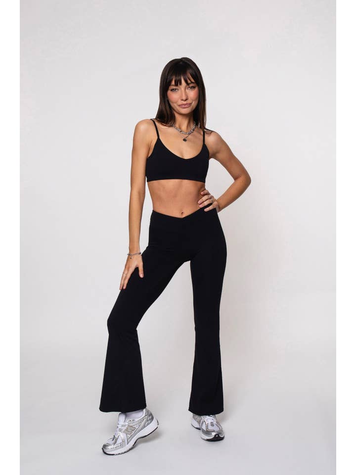 Utopie Flare Pants in Black for wholesale on Faire5