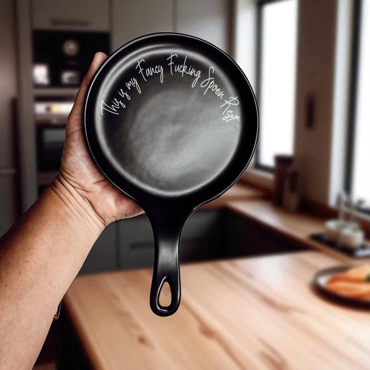 Gia Roma - Wholesale Spoon Rest - Kitchen Decor, Handmade Ceramic Spoon Rests + Wood Spoon Set9