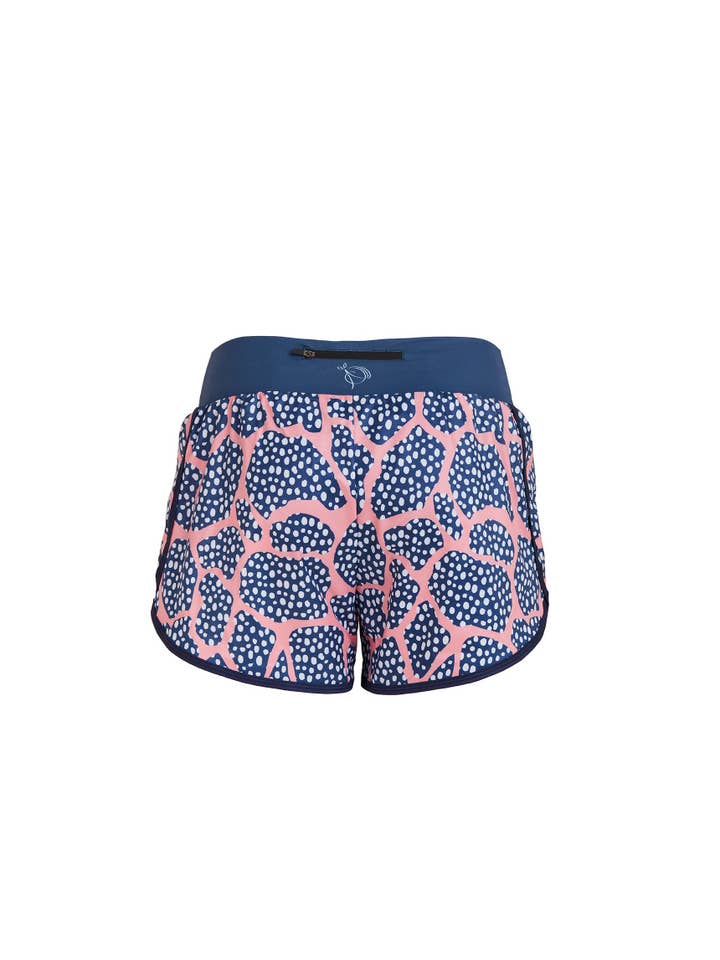 Perky Peach – wholesale Athletic shorts – Women's – Run Wild Spotty Running Shorts2