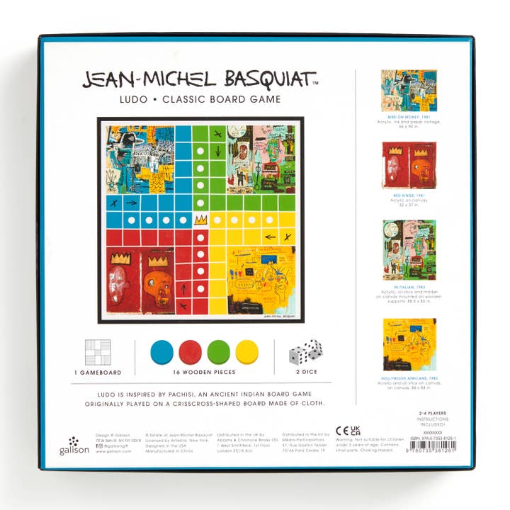 Chronicle Books - Wholesale Board Game - Jean-Michel Basquiat Ludo Classic Board Game2
