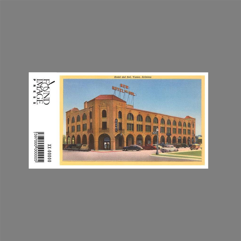 Found Image Press - Wholesale Sticker - Sticker AZ-254 Hotel del Sol, Yuma,1