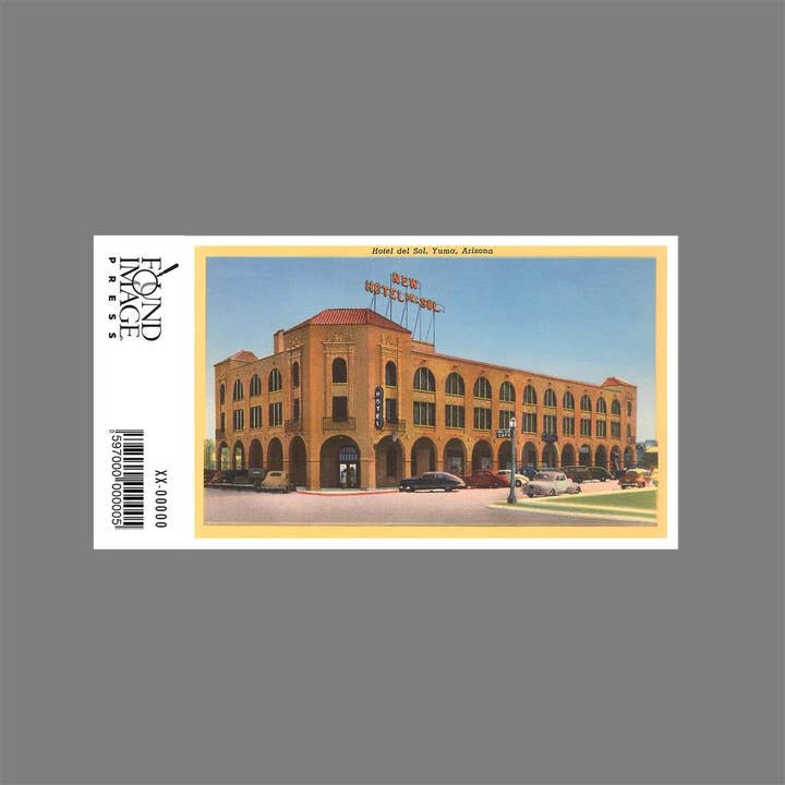 Found Image Press - Wholesale Sticker - Sticker AZ-254 Hotel del Sol, Yuma,1