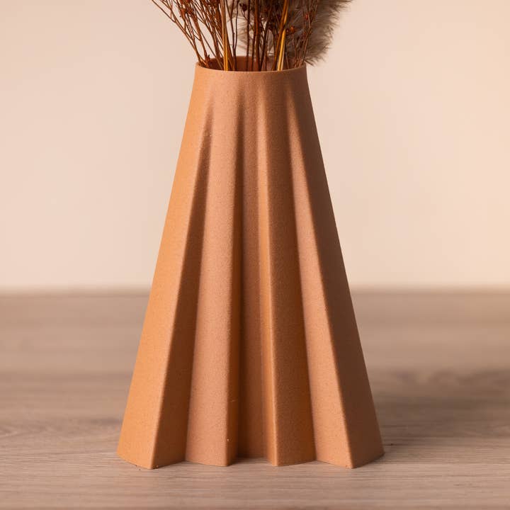 Copo Design - Wholesale Vase - Dried flowers Vase - Wood based and plastic free - Aero