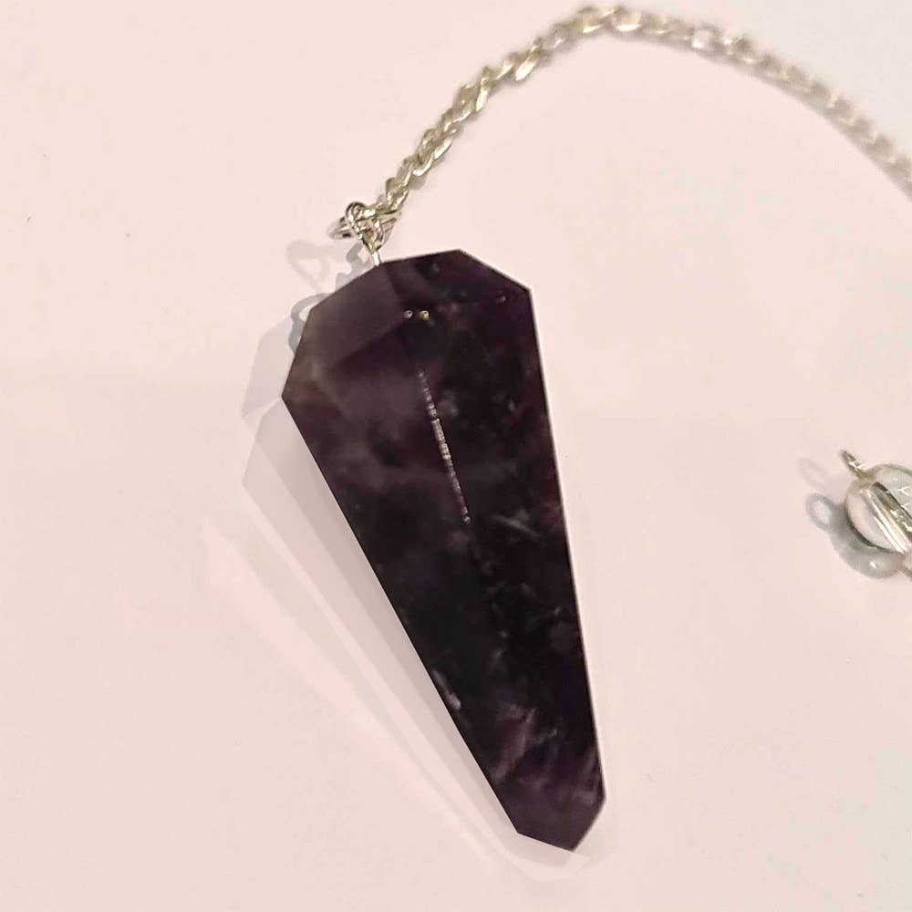 VIE – Engroshandel Meditationsudstyr – Pendul med kæde og 30 mm krystalsten2