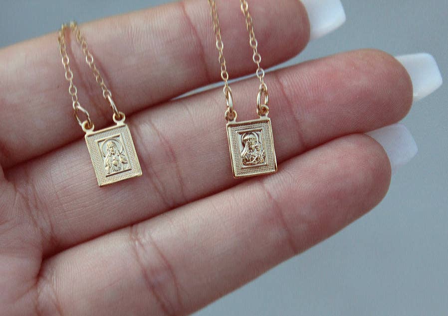 Naomi's Happy Place Shop - Wholesale Pendant/Charm Necklace - Scapular Necklace21