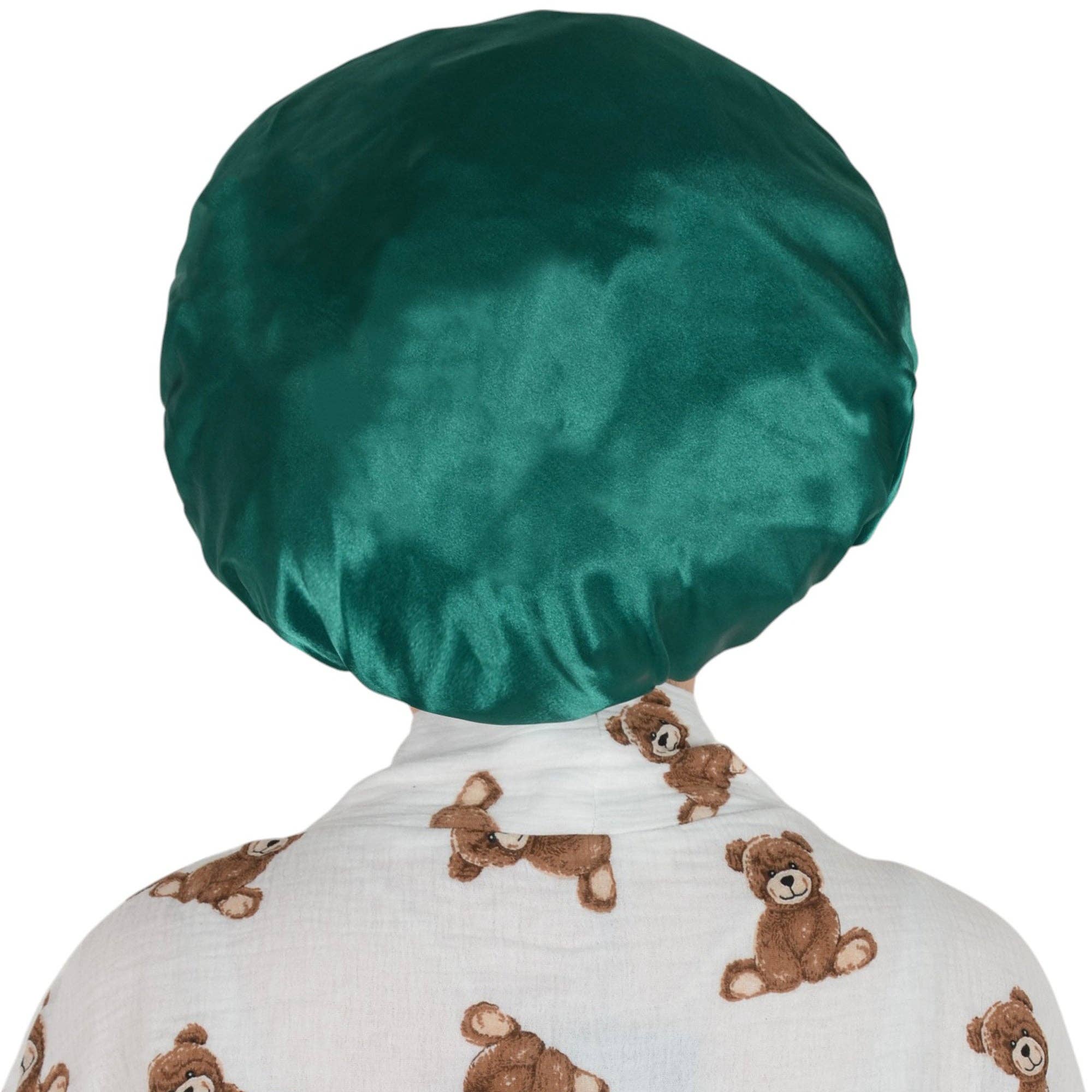 AK Brand - Vente Bonnet de nuit – femme - Bonnet en soie doublé satin avec long ruban à nouer17
