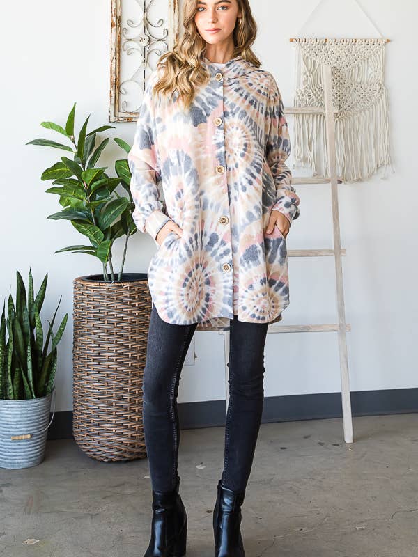 EJ6401-16 HUVA MULTI FÄRG SLIPSFÄRG SHACKET MED TUNIKA för wholesale av HEIMISH