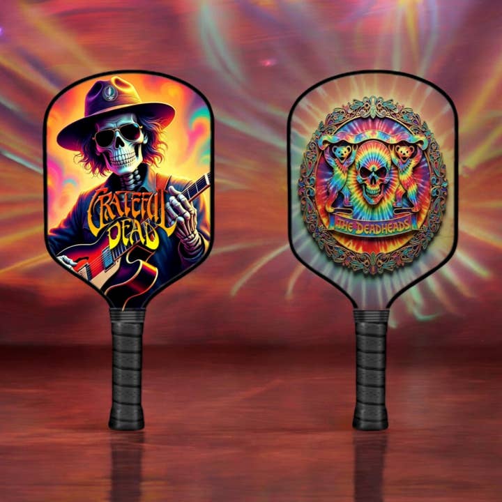 Grateful Dead Drops - Tom Dooley - Pickleball Paddle for wholesale by The Mad Pickler
