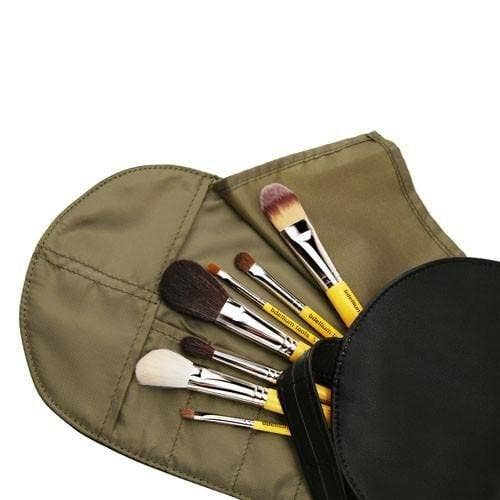 Bdellium Tools - Wholesale Make-upkwastenset - Travel Basic 7st. Borstelset met oprolbaar zakje4