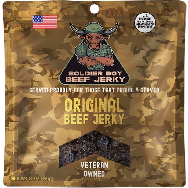 Soldier Boy Beef Jerky - Wholesale Jerky - Original Beef Jerky - 3oz bag
