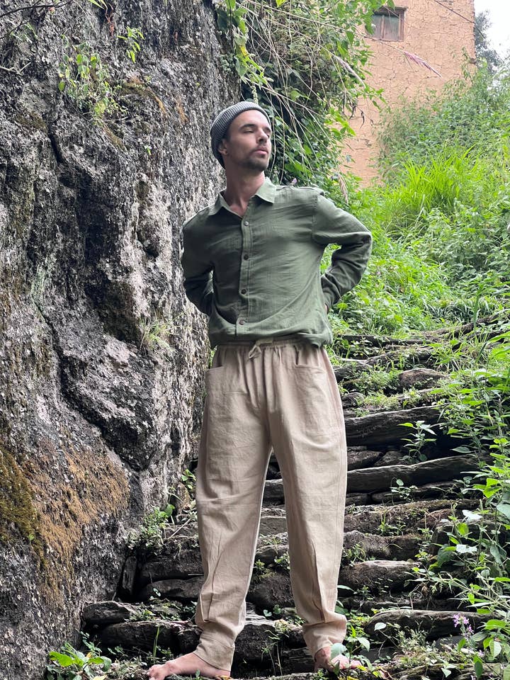 A Tender Rose - Wholesale Pants - Unisex - Hemp Chino Pants
