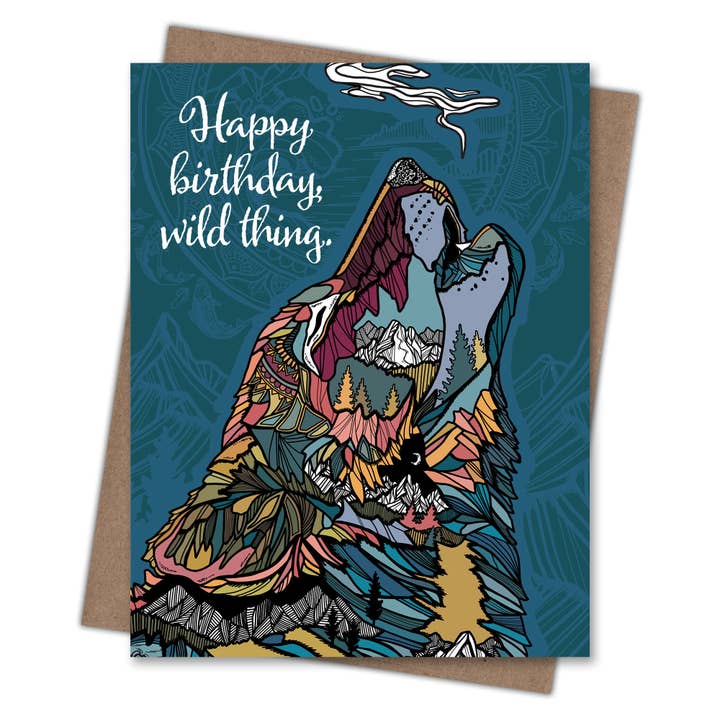 Waterknot - Wholesale Birthday Card - Wild Thing Birthday