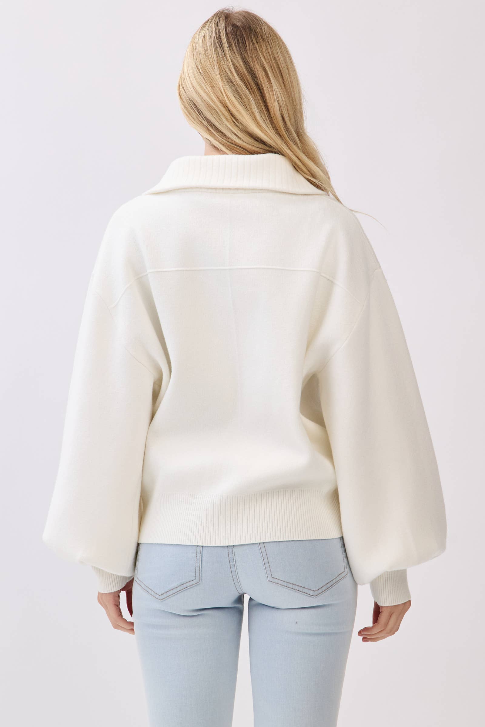 Calista - Wholesale Bomber Jacket - Women's - SWEATER BOMBER JACKET - VW613323