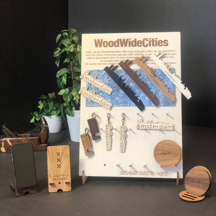 Einzelhandels-Verkaufspaket Amsterdam für den Großhandel von WoodWideCities