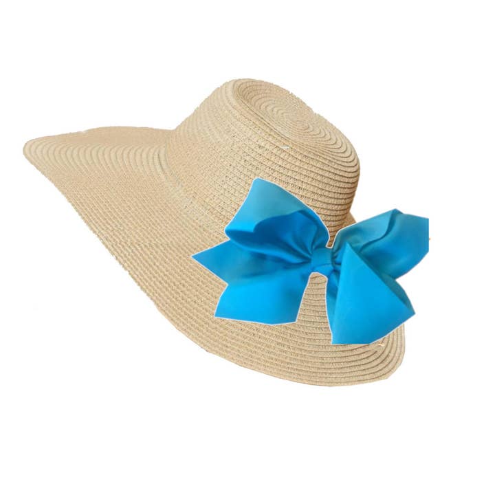Peachy Pendants - Wholesale Straw Hat - Women's - The Chatham Straw Hat with Interchangeable Bow -Choose Color6