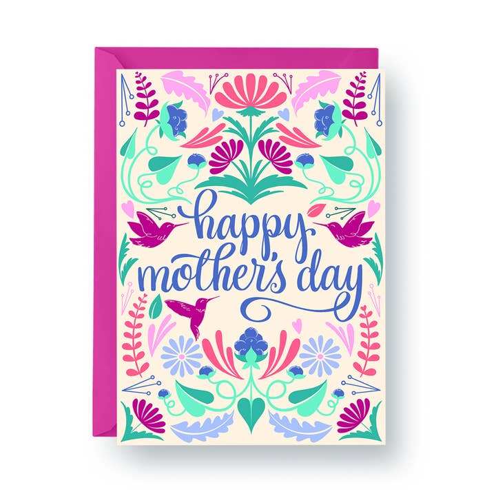 Feliz Día de la Madre (Simetría de jardín) - Tarjeta A2 para venta al por mayor de hey, alissandra