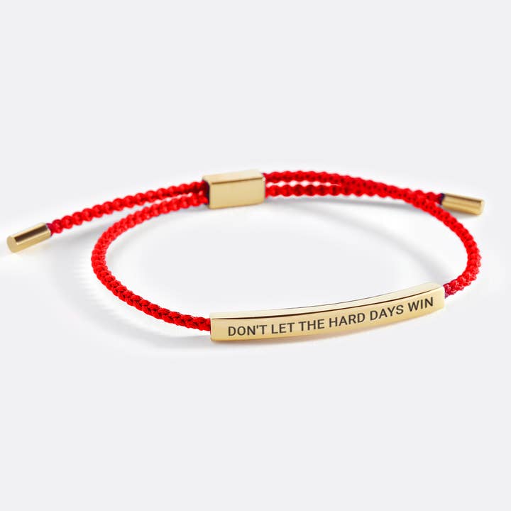 Mint & Lily - Wholesale Woven/Braided Bracelet - Don't Let The Hard Days Win Inspire Bracelet7