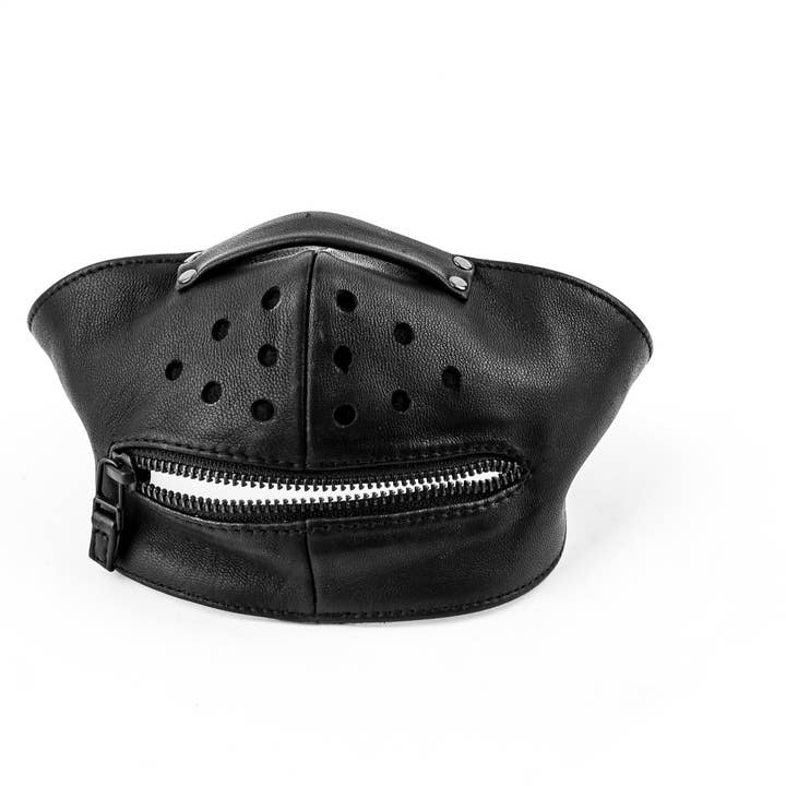 JUNGLE TRIBE - Wholesale Protective Face Mask/Shield - Black on Black Zipper Mouth Face Protection Adjustable Adult Mask With Filter7