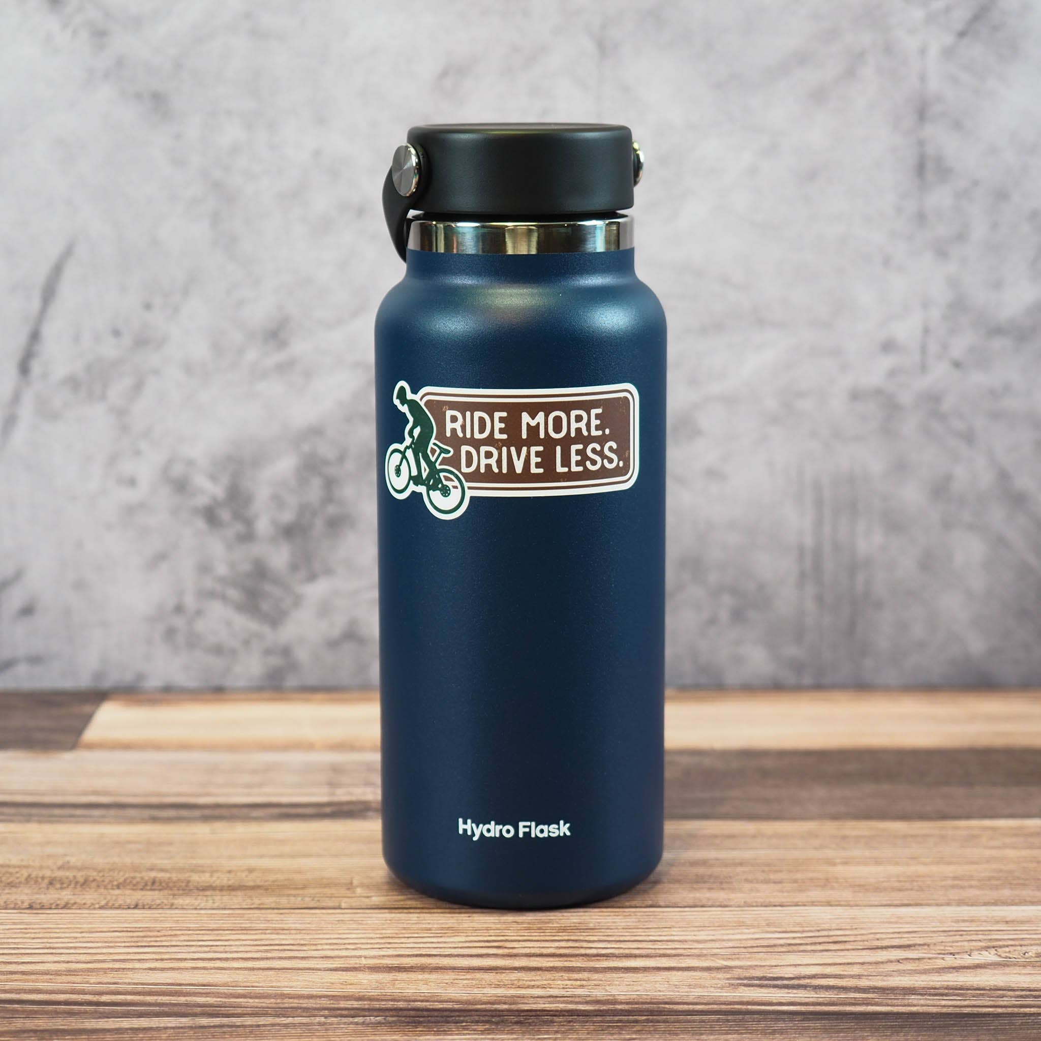 Sentinel Supply – wholesale Klistermärke – Ride More, Drive Less klistermärke för mountainbike1