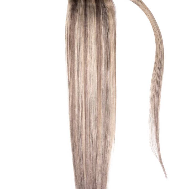 Euphoria Hair & Accessories - Wholesale Hair Extensions - Juliet 18''- Human Hair Wrap-Around Ponytail Extension8