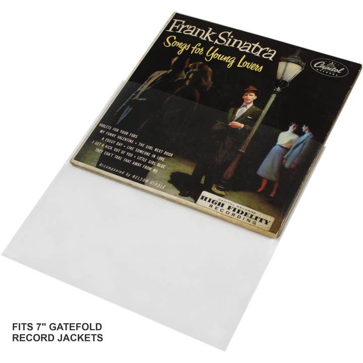 Square Deal Recordings & Supplies - Wholesale Music Accessory - 7" Record Outer Sleeves - Polypropylene - Premium 2mil