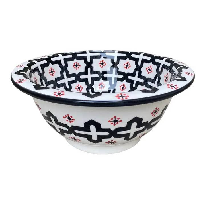 Moroccan Sink - Wholesale Bathroom Accessory Set - Hand Painted Bathroom Round Washbasin Kitchen Sink2
